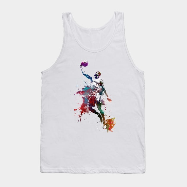 Basketball sport art #basketball Tank Top by JBJart